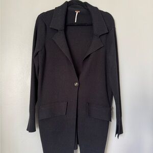 Free People Sarah Knit Oversized Blazer